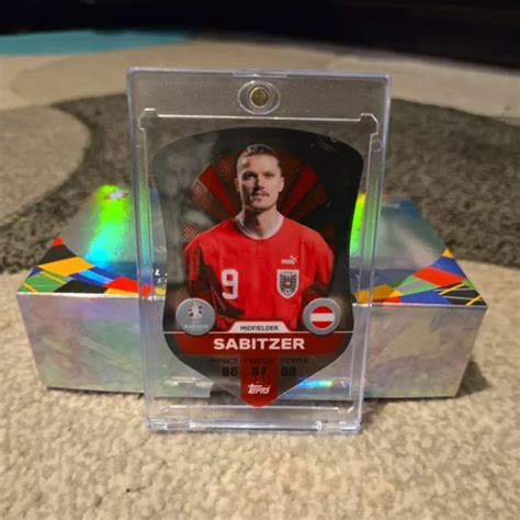 Topps Match Attax Uefa Euro Marcel Sabitzer Austria Chrome