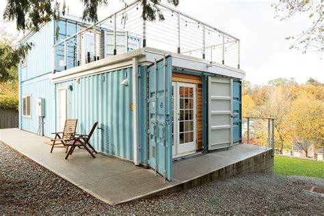 Julianna Carlson Builds Her Own Two Story Shipping Container Home