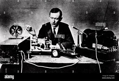 Italian Physicist Guglielmo Marconi Who Claimed He Invented Radio