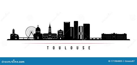 Toulouse Skyline Silhouette. Cartoon Vector | CartoonDealer.com #231978585