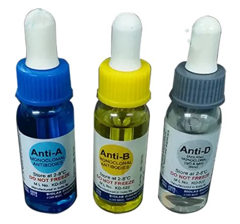 Anti Sera Abd Blood Grouping Reagent Biolab For Hospital At Rs Box