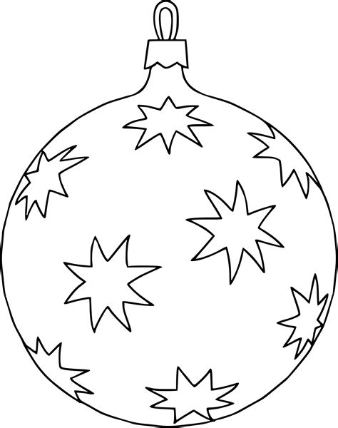 Coloriage boule sapin de noël à imprimer