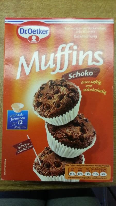 Dr Oetker Muffins Schoko Kalorien Nährwerte Produktdaten