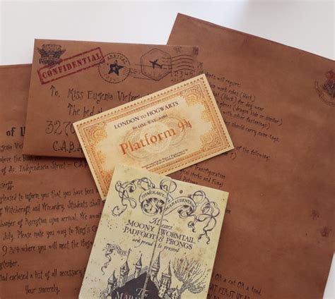 Carta Hogwarts Harry Potter Completa Sello Original Kylla