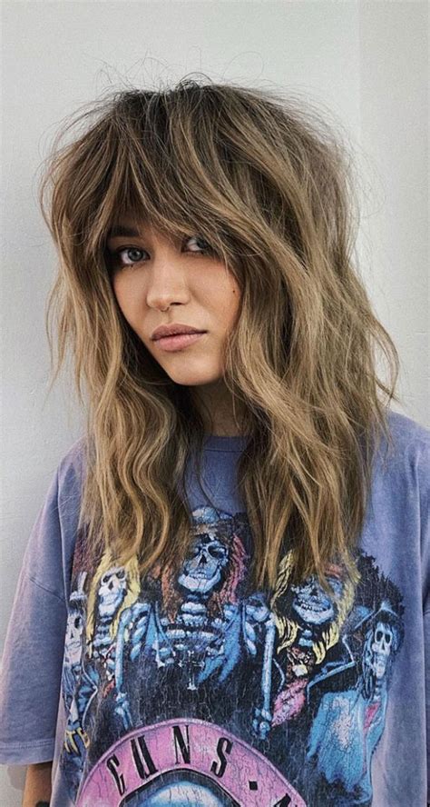 50 Cute Shag Haircut Ideas In 2022 Bronde Balayage Mid Length Shag 1 Fab Mood Wedding