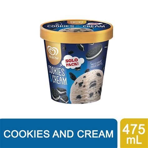 Selecta Cookies And Cream Ice Cream 475ml Nccc Online Store