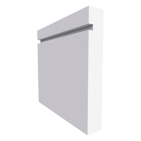 Square Edge Grooved Mdf Skirting Board