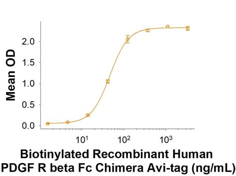 Recombinant Human Pdgf R Beta Fc Chimera Avi Tag Protein Cf Avi