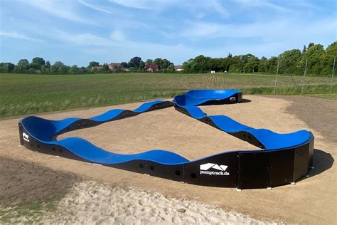 Pumptrack Zarrentin Niemcy Modular Pumptrack Construction