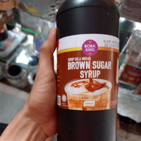 Jual Brown Sugar Syrup Boba King Liter Shopee Indonesia