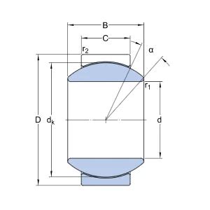 Geg C Maintenance Free Radial Spherical Plain Bearings Ge Fw Geh C