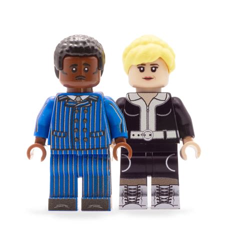 15th Time Lord And Ruby 60s Edition Custom Design Minifigure Set