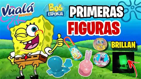 Bob Esponja Vuala Sorpresa Primeras Figuras De Bob Esponja Vuala