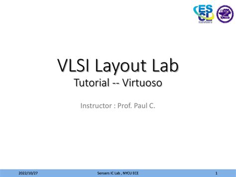 VLSI Layout Tutorial: Virtuoso Guide