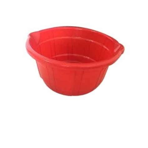 Pink Color Plastic Tub For Home Purpose With Round Shape And Light