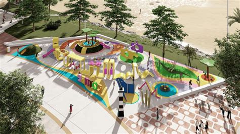 Playground Do Novo Quebra Mar Em Santos Ter Brinquedos Tem Ticos E