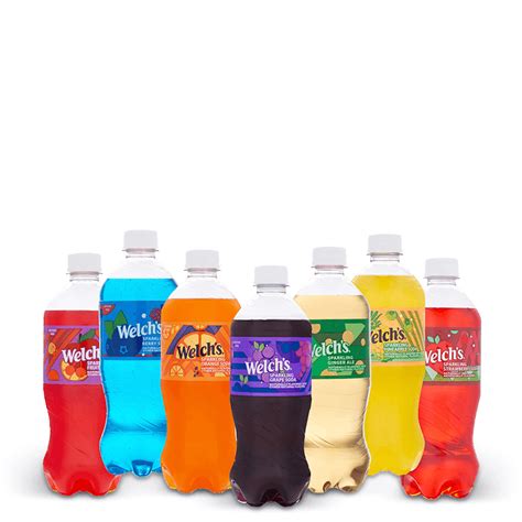 Sparkling Sodas Try Welchs 7 Different Flavors