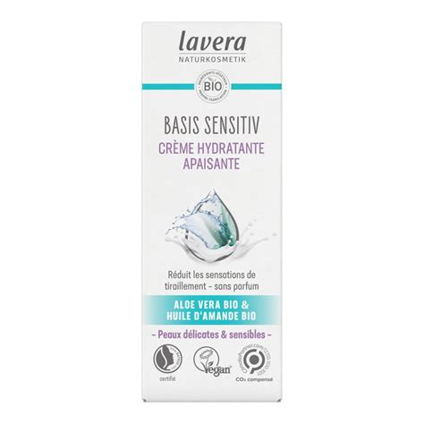 Crème hydratante apaisante Basis Sensitiv lavera