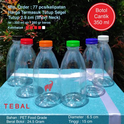 Jual Botol Plastik Cantik Ml Tebal Botol Valencia Ml Tebal Sn