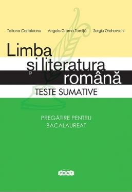 Limba Si Literatura Romana Cl Teste Sumative Bac