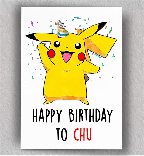 Pokemon Pikachu Birthday