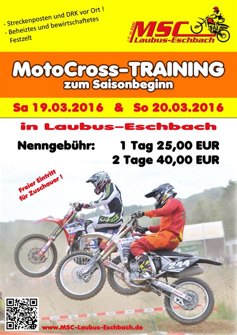 MotoCross TRAINING Zum Saisonbeginn In Laubus Eschbach March 2016