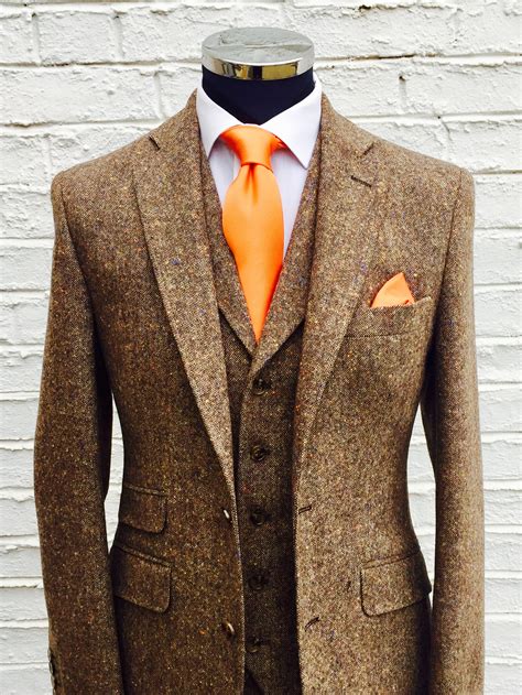 Brown Tweed Three Piece Suit Fogarty