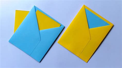 Super Fast Folded Pocket Page Envelopes Making Easy Paper Envelope