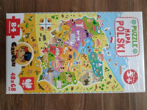 Czuczu Mapa Polski Puzzle Oficjalne Archiwum Allegro