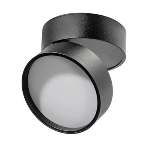 Sufitowa Lampa Kierunkowa Mona LED 12W Czarny Spot Do Holu Czarny