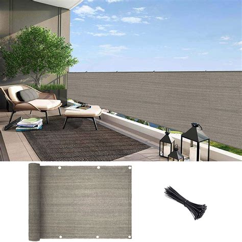 Love Story X Ft Beige Anthracite Privacy Screen Mesh For Outdoor