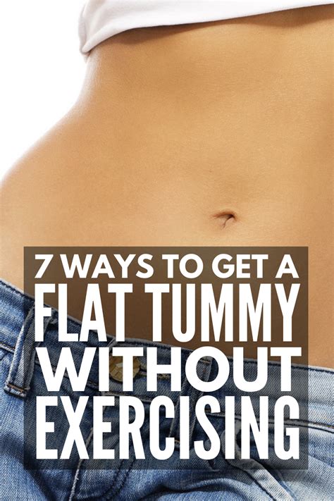 How To Get A Flat Stomach Tips And Exercises That Work Artofit