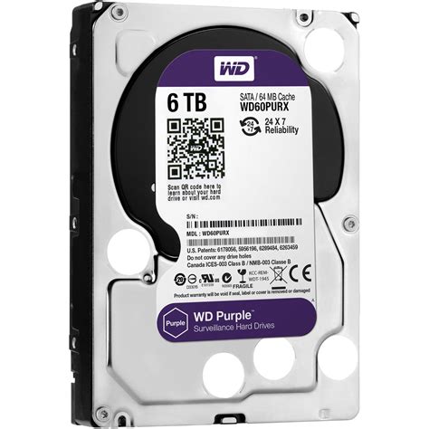 Tb Wd Purple Surveillance Hard Disk Drive Rpm Class Sata Gbs