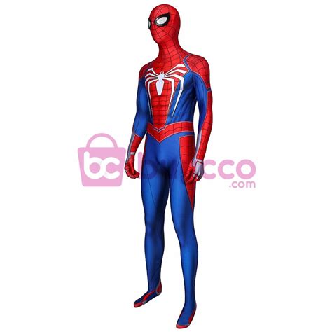 Spider Man Ps Advanced Suit Spider Man Spandex Cosplay Costume