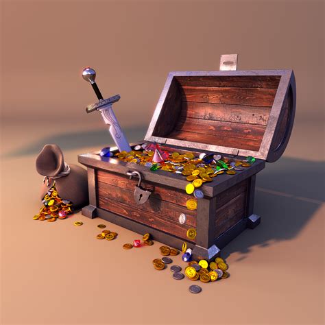 Artstation Treasure Chest Lookdev