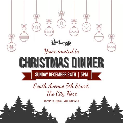 Copy Of Christmas Dinner Postermywall
