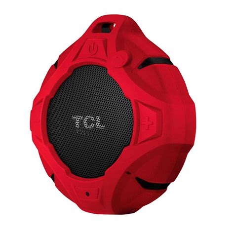 Caixa De Som Semp Tcl Bs Speaker Bluetooth A Prova D Agua Vermelha