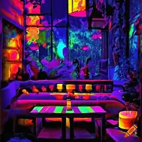 Colorful And Cozy Jazz Lounge Cafe On Craiyon