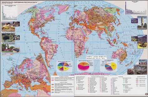Минерально-сырьевые ресурсы мира | Map, World map, Diagram