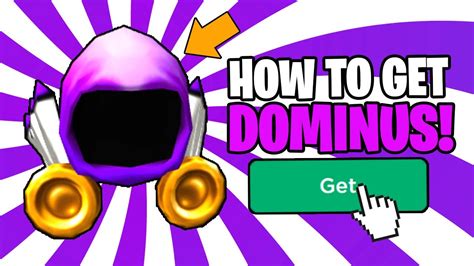 How To Get Dominus For Free On Roblox With Secret Code Youtube