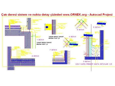 At Deresi Sistem Ve Nokta Detay Izimleri Dwg Projesi Autocad