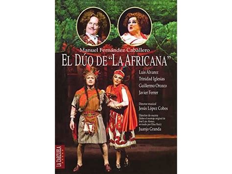 DVD Zarzuela El Duo De La Africana Manuel Fernandez Caballero Edição