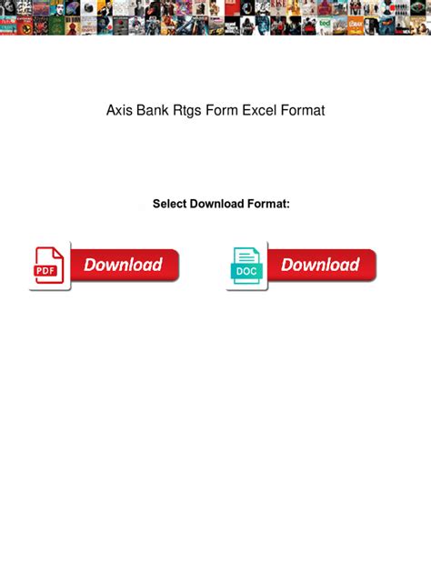 Fillable Online Axis Bank Rtgs Form Excel Format Axis Bank Rtgs Form Excel Format Fax Email