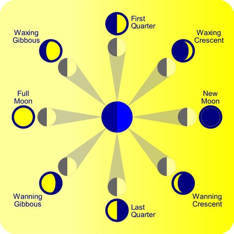 Moon Phases - Openclipart