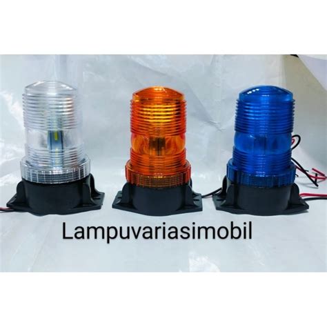 Jual Lampu Rotary Mini Led 12v 24v Nyala Kedip Flash Type 018 Shopee