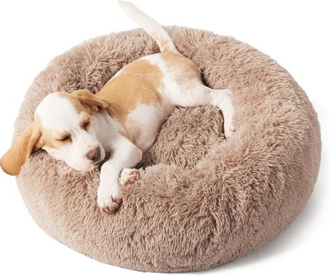 Bedsure Calming Dog Bed For Small Dogs Donut Washable