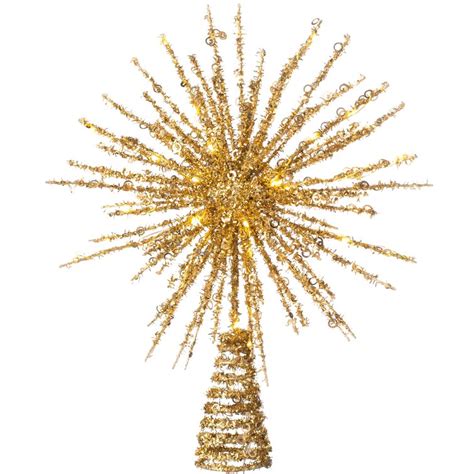 The Seasonal Aisle Glitter Star Burst Tree Topper Wayfair Co Uk