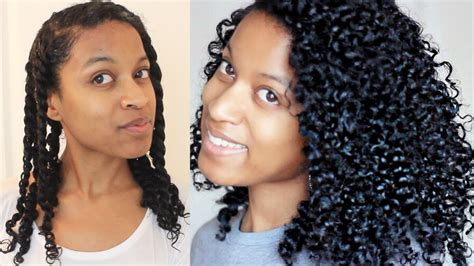 Super Curly Defined Twist Out On Natural Hair Youtube