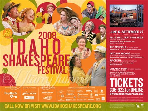 Idaho Shakespeare Festival Through the Years