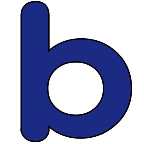 Letter B Colorïng Pages Lower Case Alphabet Letter B The Letter B